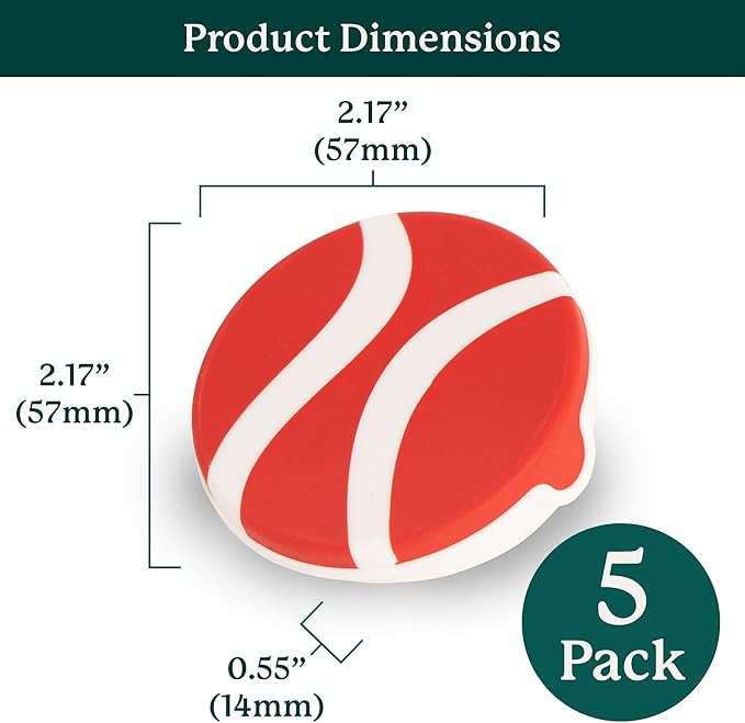 Gardyn Caps for Your Gardyn Hydroponics Growing System & Indoor Garden - Perfect Solution for a Cleaner & More Beautiful Garden - Must-Have for Growing Fewer Than 30 Plants - 5 Pack, Red Amaranth