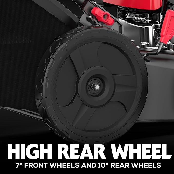 Self Propelled Gas Lawn Mower, 21" with 170cc 4-Cycle OHV Engine 3-in-1 RWD Self-Propelled Lawn Mower (AV8621S1)