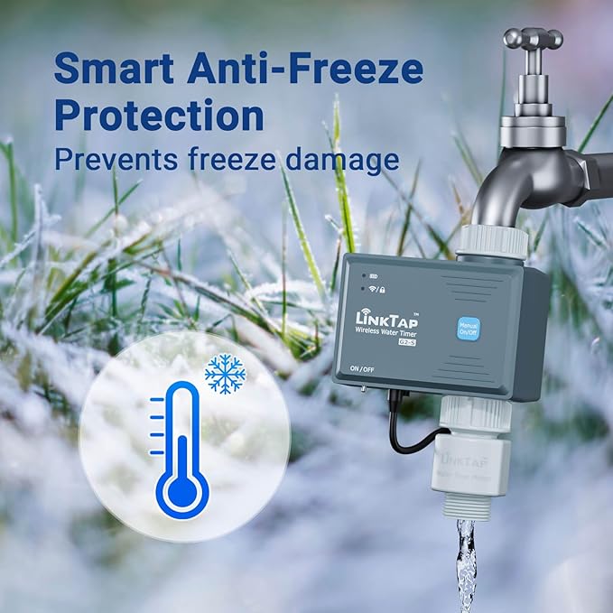 LinkTap G2S Smart Water Timer & Gateway, Weather Aware, Intelligent Fault Detection & Alerts, Wider Range Than WiFi Hose Timer, Automatic Watering System for Garden, Lawn & Yard, Scalable Mesh Network