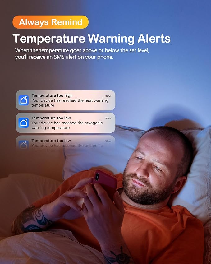 1500W Greenhouse Heater with Thermostat, Portable Outdoor Heater with Smart APP Remote Control for Green House, Garage, Grow Tents, Plants & Vegetables