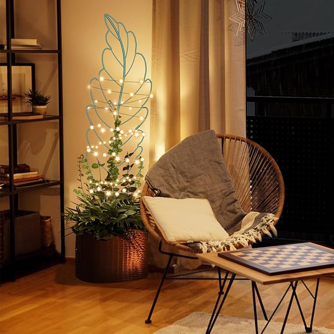 3 Pack 59x16in Metal Garden Trellis for Climbing Plants, Large Trellis for Climbing Plants Outdoor, Roses, Vegetables Vines Flowers Support, Large Decorative Outdoor Trellis