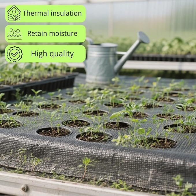 Weed Barrier Fabric Heavy Duty 5FT x 300FT - Premium Landscape Fabric for Weed Control, High Permeability for Agriculture, Gardening, Construction & Driveways