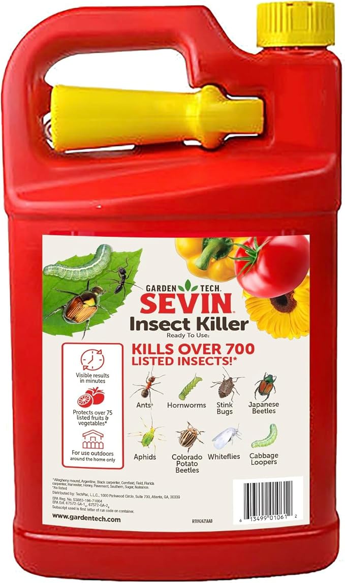 Sevin 100547234 Insect Killer Ready to use 1 Gallon, White Label