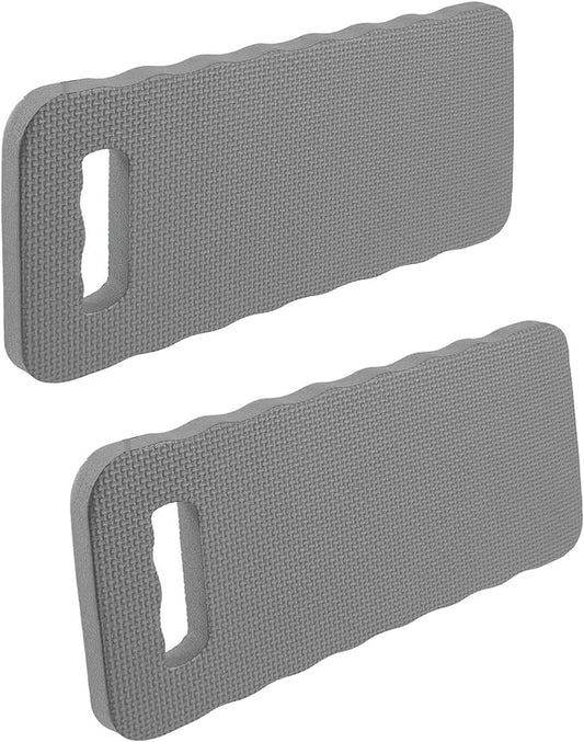 YWSHF 2 PCS Garden Kneeling Pad,Knee Mat Waterproof Foam Knee Pads for Gardening,Cleaning,Baby Bath,Yoga,Praying and Exercise 15.745'' x 7.09'' x 0.79'' Grey