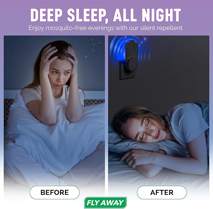 2 Pack UV Light Insect Trap with 6 Sticky Refills – Indoor Plug-in Bug Zapper for Fruit Flies, Gnats, Mosquitoes – Silent, Non-Toxic Pest Control – 395nm UV Light for Maximum Attraction