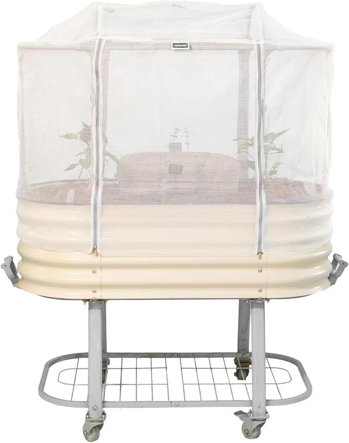 Vego garden Cover System for 2.0' x 4.0' Elevated Rolling Garden Bed-S Series