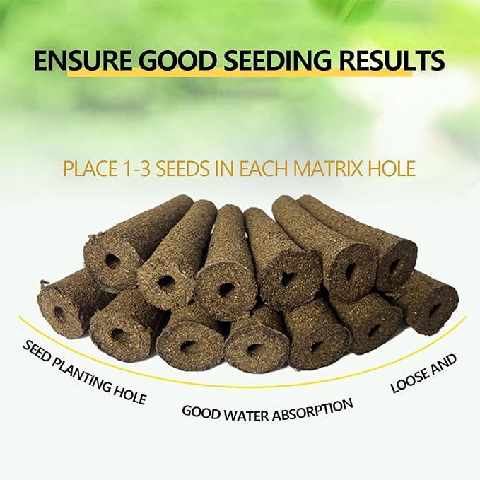 107 Pcs Seed Pod Kit for Hydroponics System, Garden Starter Accessories with 32 Grow Sponges, 12 Plant Baskets & Domes, 50 Pod Labels, and 1 Tweezer