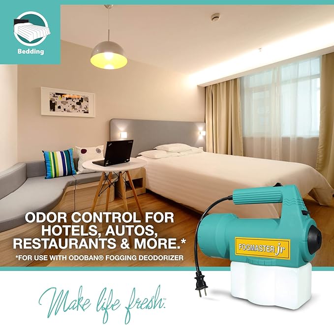 OdoBan Fogmaster Jr. Electric Handheld Fogger and Liquid Air Freshener, 1 Gallon, Lavender Scent