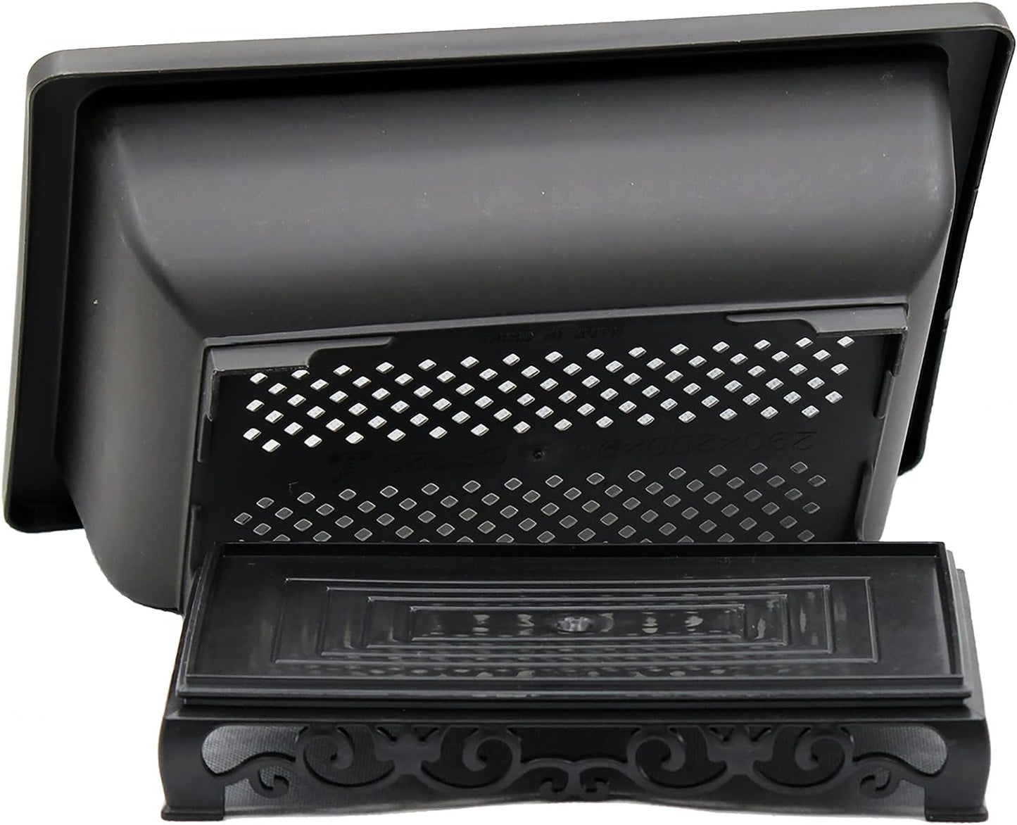 Bonsai Pot – 2-Pack 11.5 Inch Bonsai Training Pot with Eelegant Stand – Antique Brown Bonsai Pots with Mesh Drainage – Luxurious Bonsai Tree Pots Indoor Made with Recycled Plastic