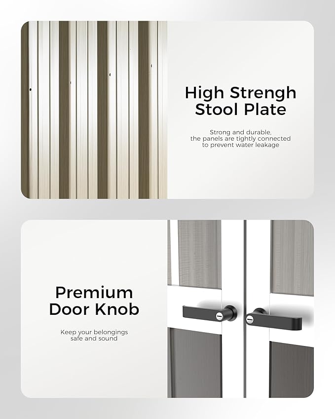 6X4 FT Metal Garden Sheds & Outdoor Storage with Sloping Roof,Lockable Door for Backyard,Patio