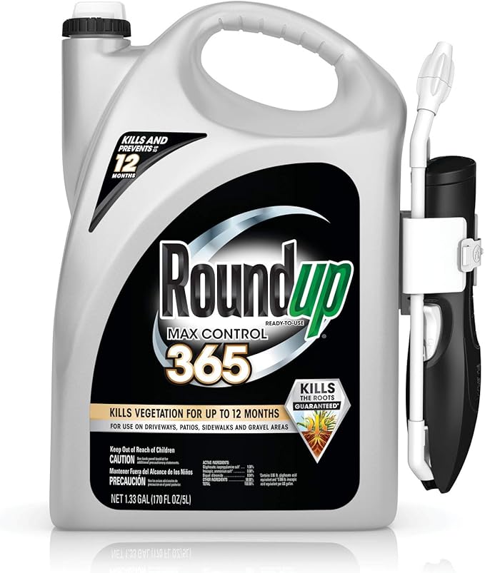 Roundup Ready-To-Use Max Control 365 with Comfort Wand, 1.33 gal.