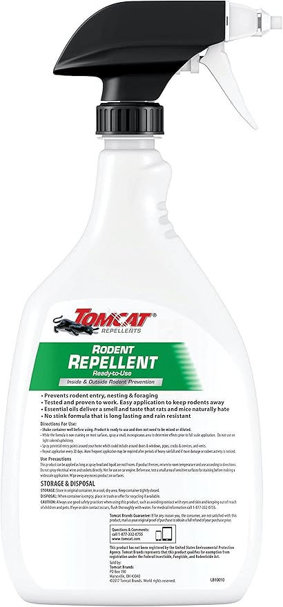 Tomcat Repellents Rodent Repellent Ready-to-Use, 1-Pack,24 oz.