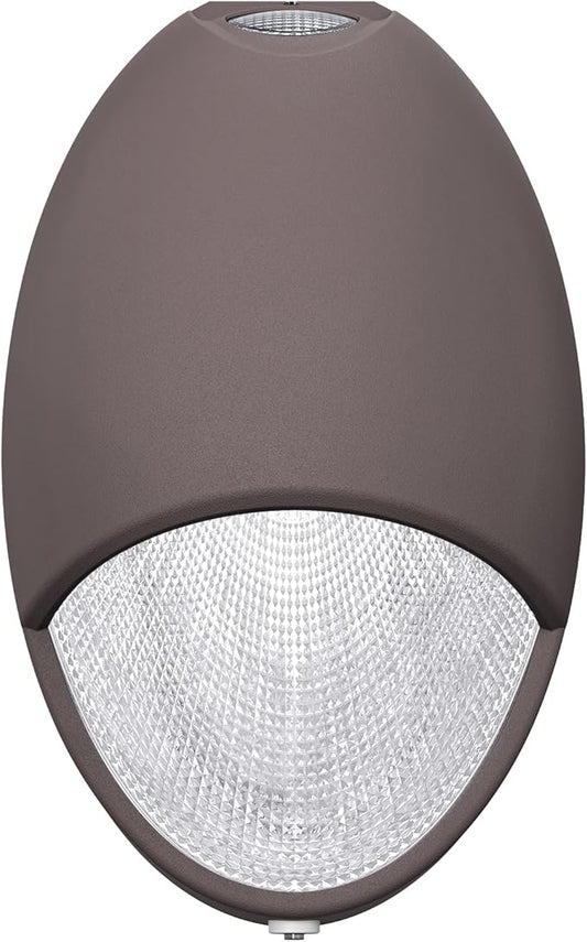 Led Emergency Wall Pack Light With Battery Backup, Photocell Sensor, Waterproof Self Test, Commercial Exterior Aluminum, 120-277V UL 924 Wet Location (1 Pack)