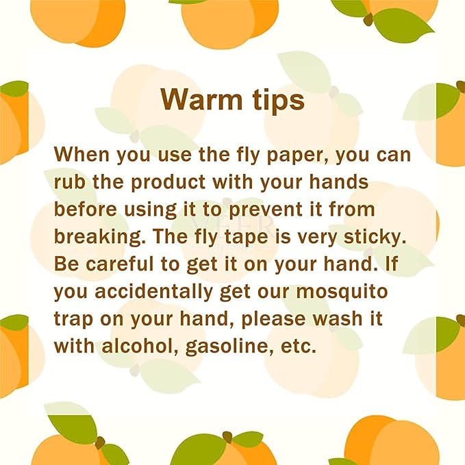40 Pack Fruit Fly Traps for Indoors, Fly Traps Outdoor, gnat Traps for House Indoor, Fly Strips Tape Killer Catcher Paper Ribbon, Flying Insect Trap for Bug, Gnat, Insect, Mosquito