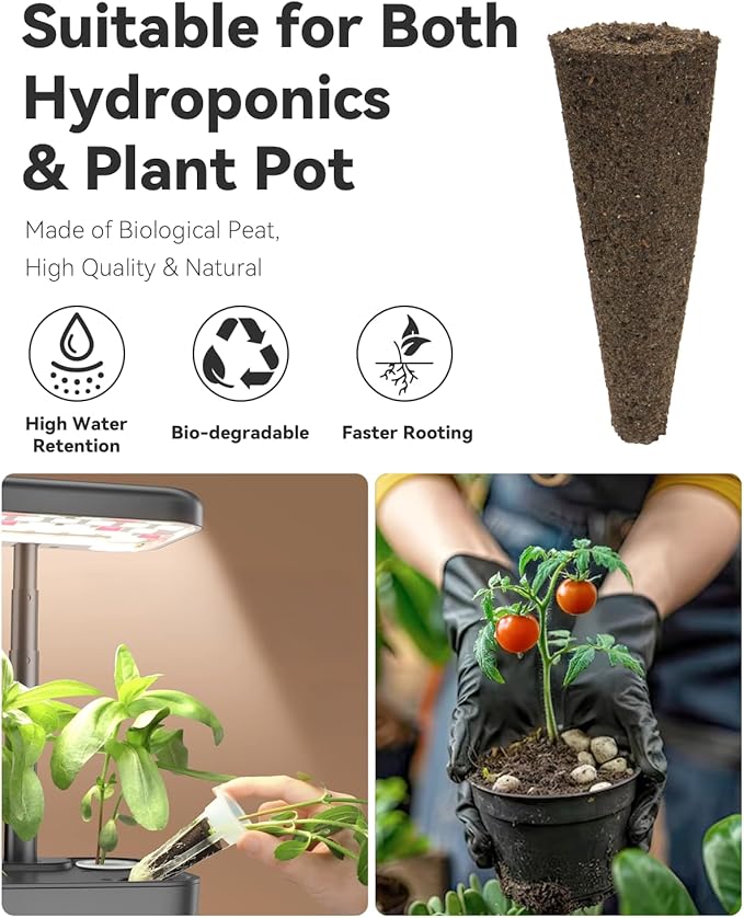 Fruits Seed Pod Kit for AeroGarden, Ahopegarden, iDoo, GARDENCUBE, MUFGA with Strawberry, Cucumber, Red/Golden Cherry Tomato, Compatible with All Indoor Hydroponics Growing System, 16-Pod