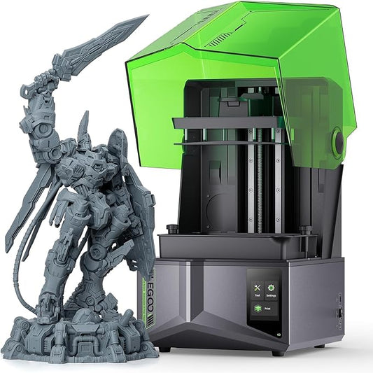 ELEGOO Saturn 4 Resin 3D Printer, 10" 12K HD Mono LCD, Smart Automatic Leveling, AI Print Monitoring, Large Printing Volume 8.62 x 4.84 x 8.66 inches