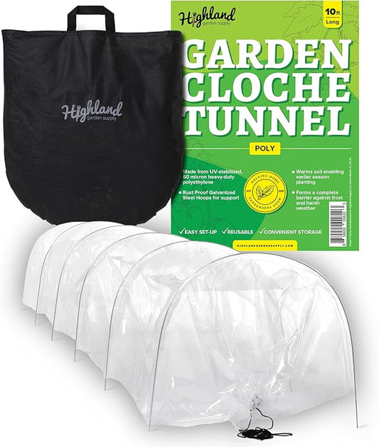 Garden Tunnel Shade Cover Poly Greenhouse Protection from Heat Frost Winter Gardening Green House Sun Shades Cloche Hoops Plant Covers Hoop House Outside Heavy Duty Garden Row Cold Green Houses Kit