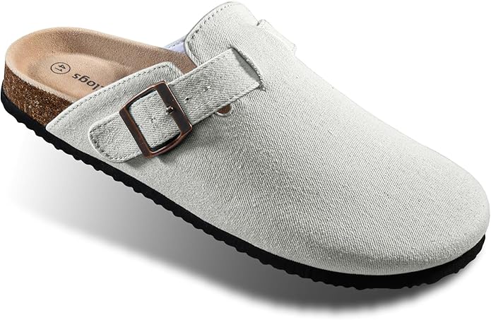 BULLIANT Comfort Clogs Slippers Sandals Nurse Work Shoes Unisex for Men Women with Cushioned Cork-Footbed
