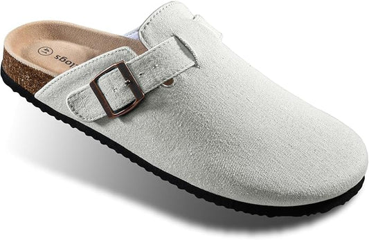 BULLIANT Comfort Clogs Slippers Sandals Nurse Work Shoes Unisex for Men Women with Cushioned Cork-Footbed