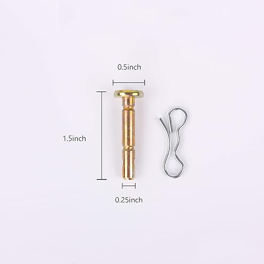 Shear Pins and Cotters Pins (10 Pairs) for 738-04124A Troy Bilt 714-04040 738-04124 Snowblowers Replacement