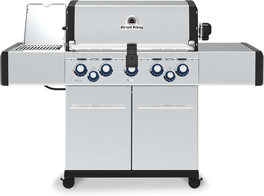 Broil King 958947 Regal S 590 Pro IR Natural Gas Grill, 5-Burner, Stainless Steel