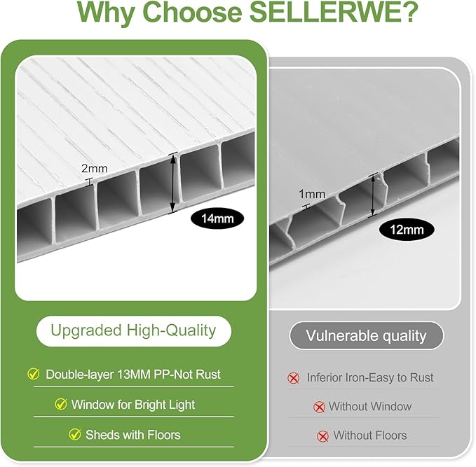 8x4x6 FT Resin Lean to Shed, Waterproof Outdoor Storage Shed with Floor, Window, Lockable Door & 2 Windows, Tool Shed for Patio Garden, Lawn, Backyard, Dove Grey