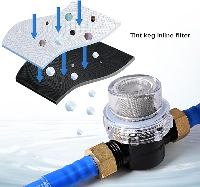 NEWISHTOOL Tint Smart Pouch Power Keg Sprayer Bag with 13 Feet Flexible Hose and Inner Filter, Chargeable Battery Powered Pump System for Window tinting, PPF and Auto Detailing