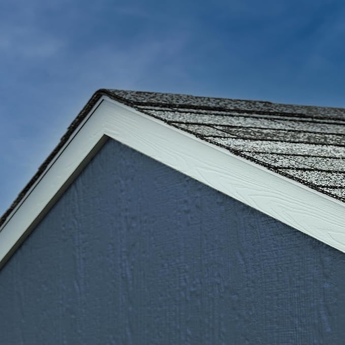 Handy Home Products Charleston Value Gable 10x8 Do-It-Yourself Wooden Storage Shed, 2x3 framing- Does not Include Floor kit or Paint