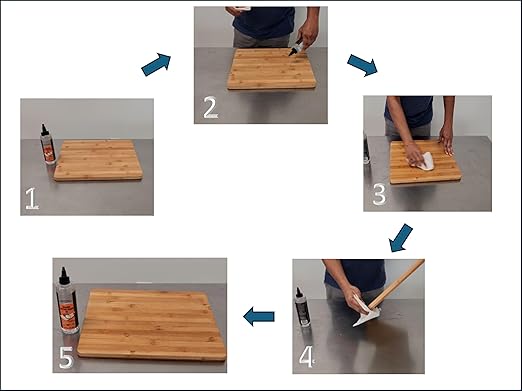 Verdana Food Grade Cutting Board Oil for Wood – 8 Fl Oz - Organic, Kosher, Non-GMO – Coconut Derived, No Mineral Oil – Conditioner & Polish for Butcher Block, Bamboo, Utensils, Wood Furniture
