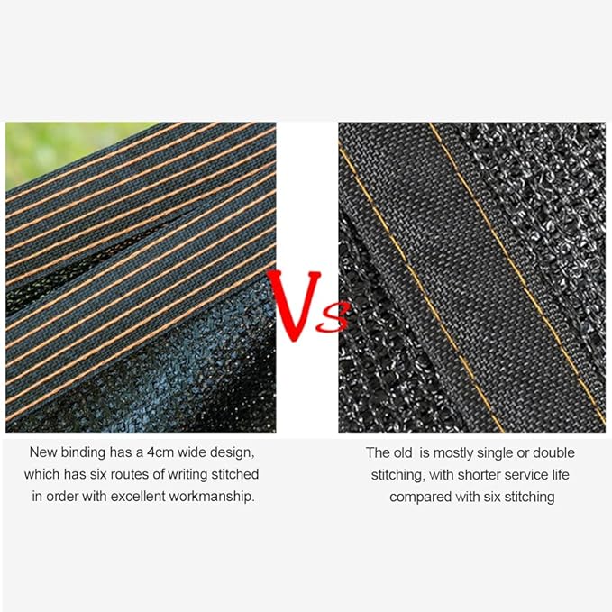 winemana 40% Black Shade Cloth, 20 x 30 FT Durable Mesh Tarp with Grommets, Resistant Garden Sun Shade Netting, Shading Antifreezing for Pergola, Greenhouse, Plants Growing, Chicken Coop