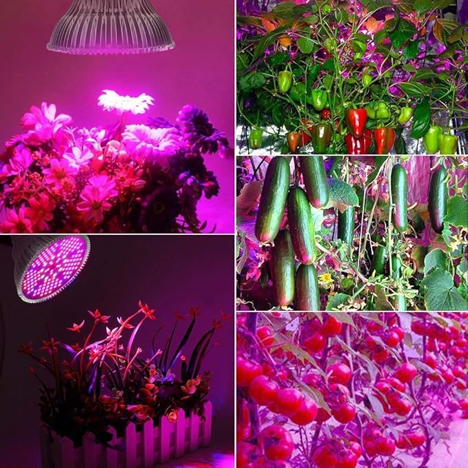 100W Led Grow Light Bulb Full Spectrum,Plant Light Bulb with 150 LEDs for Indoor Plants,E26/E27 Socket,Grow Lamp for Hydroponic Indoor Garden Greenhouse Succulent Veg Flower