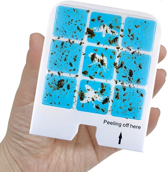 21 Pcs Refill Glue Cards Compatible with Safer Home SH502, SH503 Indoor Fly Trap DT3005W Plug-in Bug Light for Flies, Fruit Flies, Moths, Gnats, and Other Flying Insects