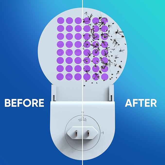 Flying Trap Refills, 10-Pack Extra-Large Sticky Glue Boards for Indoor Bug Insect Trap, Mosquito & Fruit Fly Pest Catcher Replacement Pads