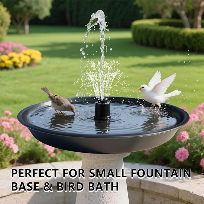 6 Pack 15-Inch Extra Large Black Plant Saucer Trays, Heavy Duty PP Plastic Saucers for Big Flower Pots, Durable Planter Water Catcher Dishes & Strong Garden Patio Drip Trays