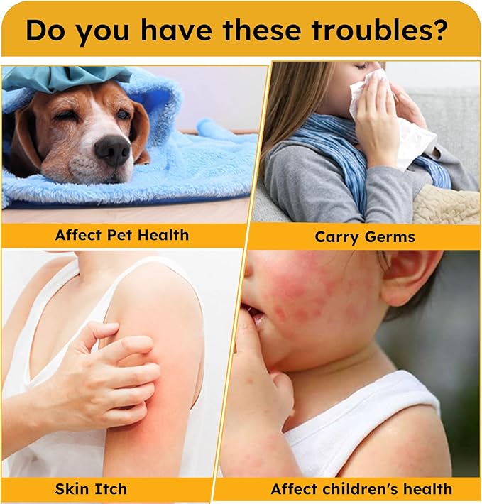 Flea Trap for Inside Your Home Indoor Electric Flea Light Catcher and Kiler for House 2 Pack with 8 Sticky Pads Refills and 4 Replacement Lightbulb