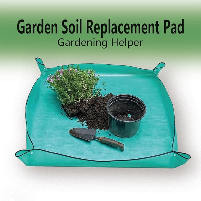 17-Piece Succulent Plant Care Tool Set, 26" and 39.4" Plant Transplanting Mats, Indoor Transplanting Supplies, Including Pot Transplantingg Mat, Mini Gardening Tool Set for Plant Care