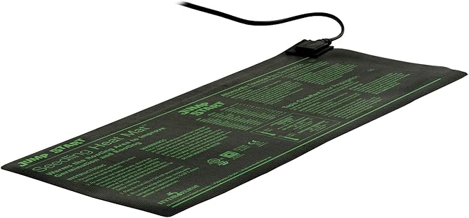 Hydrofarm Jump Start MT10006, 17 Watt UL Certified Seedling, 8.875"x19.5", Black