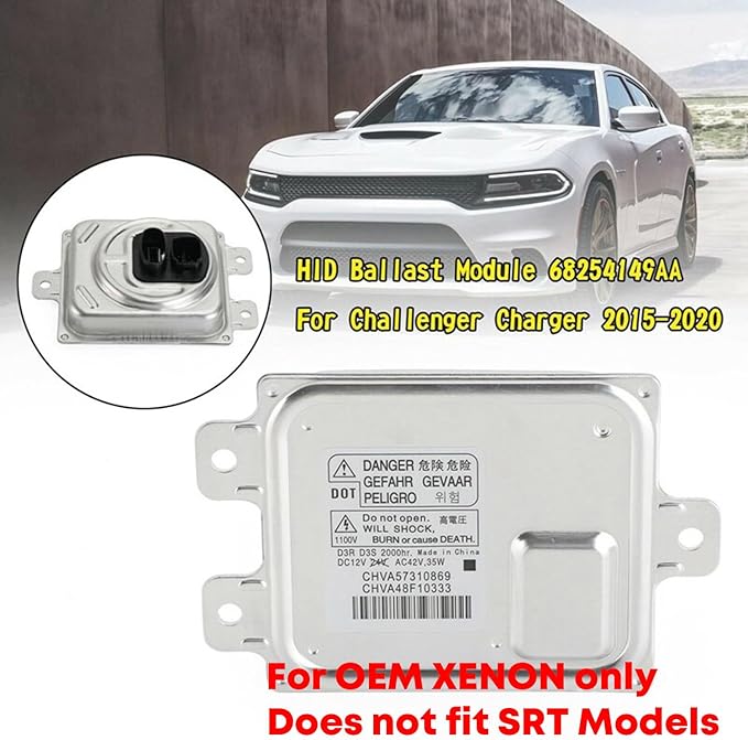O-NEX Xenon D3S D3R 35W HID Ballast 68254149AA Factory OEM Direct Replacement Control Unit Module for Dodge Charger Challenger