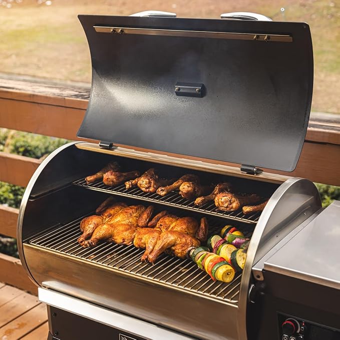 recteq Pellet Smoker Grill Deck Boss 800, Electric Pellet Smoker, Outdoor Grills & Smokers, Wi-Fi-Enabled BBQ Grill