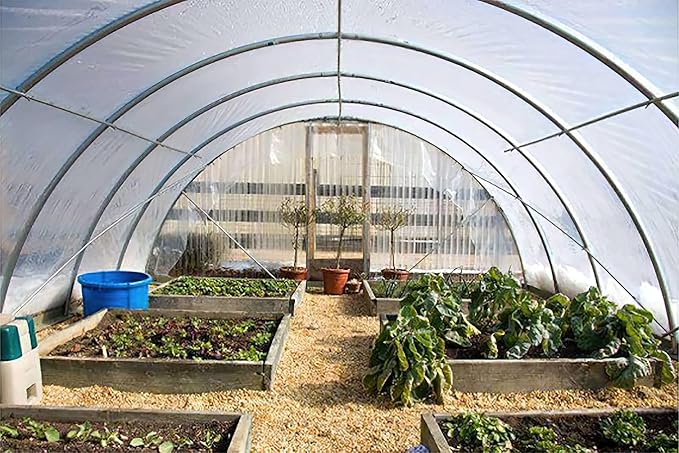 Greenhouse Plastic Sheeting 10x26 ft, 6 mil Thickness Replacement Cover, UV Resistant