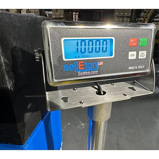 SellEton SL-700-2x3-NN (24" x 36") 2' x 3' Industrial Floor Scale with Capacity of 2,500 lbs x 0.5 lb