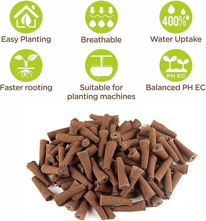 50 Piece Hydroponic Pods Kit: Grow Anything with 50 Grow Sponges, Easy to Use for Indoor for Hydroponic Indoor Garden System, 50 Grow Sponges, 1pc Tweezer