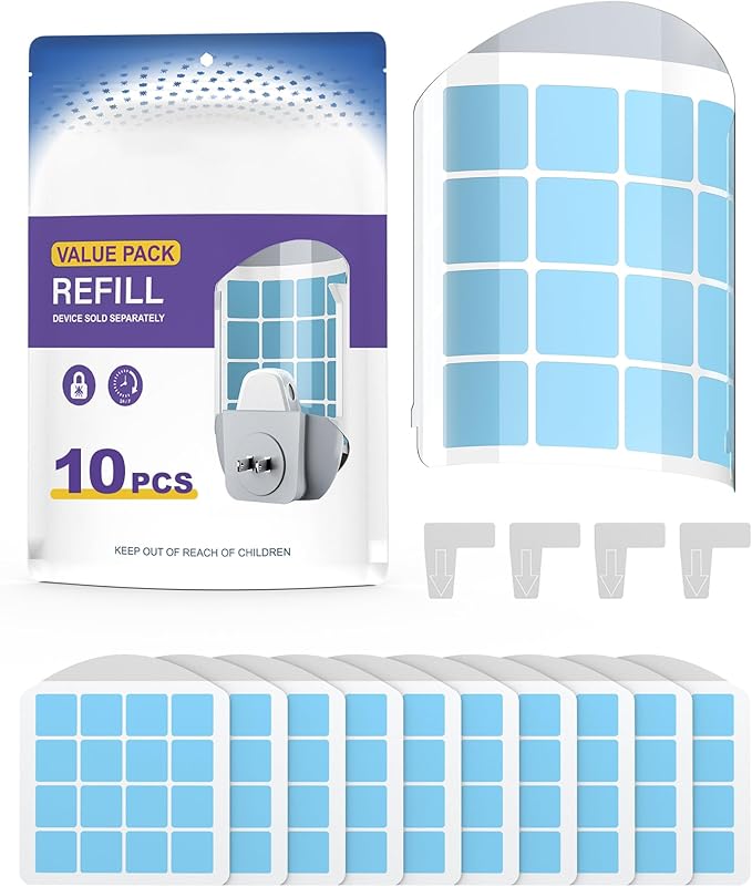 10 Pack Refill Cartridge Kit, Compatible with ZIVO Plug-in Light M364 and Max, Replacement Fit for Z3VO, Easy to Replace (10 Pack)