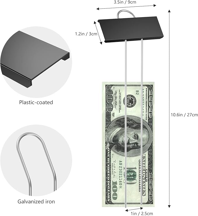 50-Pack Metal Plant Labels Weatherproof Garden Markers,Height 10.6'', Label Area 3.5''X 1.2'' Reusable Nursery Tags for Vegetables Herb Flower Seed Greenhouse - Black