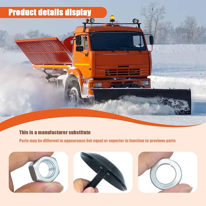 2873423 Snow Plow Skid Shoes Kit Compatible with Polaris Ranger, Razor, or ATV plow Super Heavy-Duty Skid Shoes