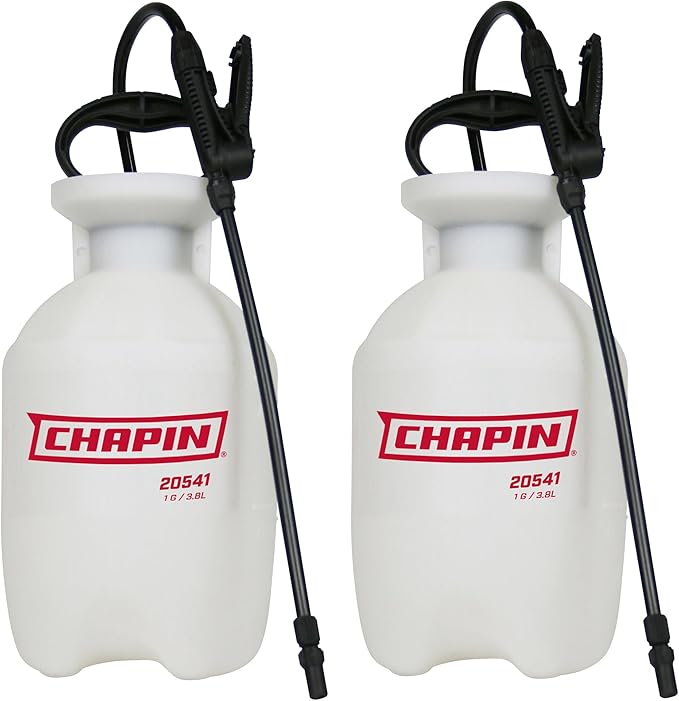 Chapin International 22541, Value Pack, 2-Pack, 1 Gallon Sprayer, 2 Pack, Translucent White