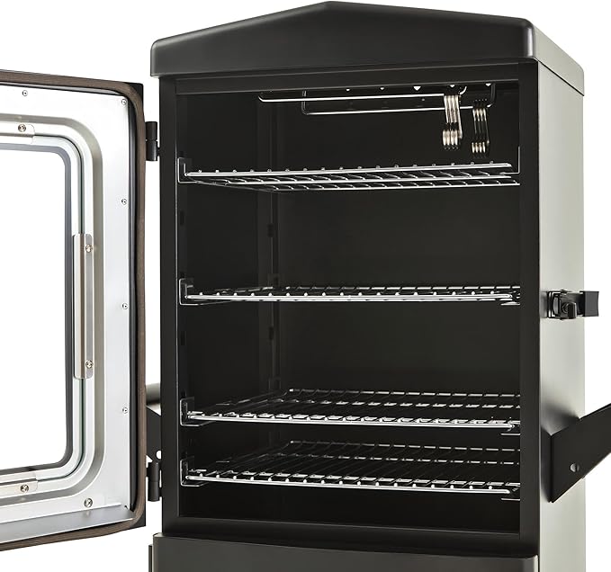 Large Vertical Propane Smoker Grill – 4-Rack Outdoor Gas BBQ Smoker with Temperature Control, Heavy Duty Design & Weather-Resistant Cover for Meat, Fish, Ribs