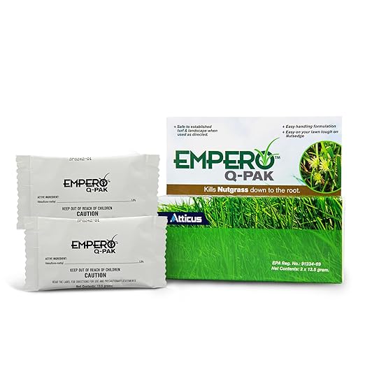 Atticus Empero Q-Pak Nutsedge Killer (2-Pack) Turf Herbicide - Kills Nut Grass in Established Lawns, Ornamental Turfgrass, & Landscape Areas - Halosulfuron - by Atticus