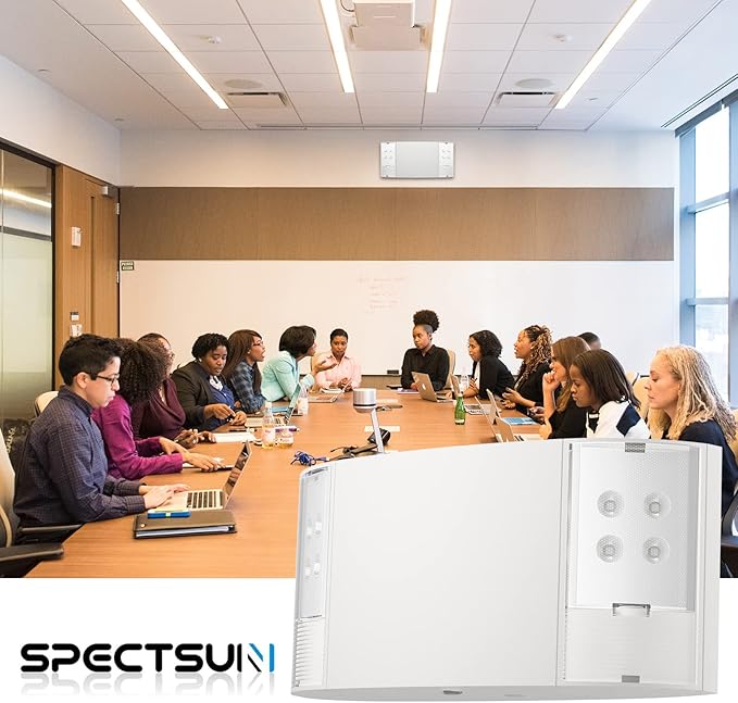 1 Pack LED Emergency Lighting with Battery Backup - Two Square Heads White Commercial Emergency Lights -UL Listed-AC 120/277V-Hardwired Emergency Exit Light Fixtures for Business.