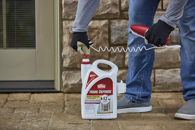 Ortho Home Defense Insect Killer for Indoor and Perimeter2 with Comfort Wand, Controls Ants, Roaches, Spiders and More, 1.1 gal., 2-Pack